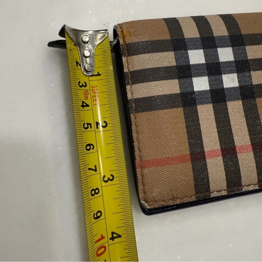 Genuine Burberry Unisex Long Wallet Nova Check With Certificate of Authenticity